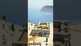 Desert Builds  Sandstone House  Building ideas  Minecraft Timelapse saddiqbuilds [upl. by Eugine]