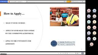 Orientation Webinar on The Commonwealth Shared Scholarship 2024 Part 12 [upl. by Maiocco]