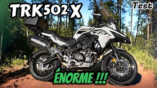 ESSAI BENELLI TRK 502 X 2023 LE TRAIL LE PLUS VENDU EN ITALIE 😁😁 [upl. by Tamar801]