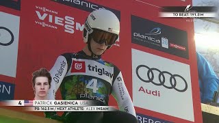 Patrick Gasienica   1605m  SFWCH  Planica  2020 [upl. by Camellia]