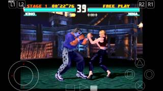 ePSXe Emulator 1915 for Android  Tekken 3 720p HD  Sony PS1 [upl. by Perreault]