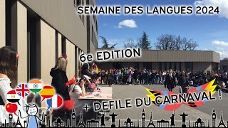 Semaine des Langues 2024 25 au 29 mars amp défilé du Carnaval Collège les Perrières [upl. by Eiramanit]