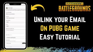 How to Unlink Email from PUBG [upl. by Areik]