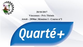 Pronostic QuartéBase  Vendredi  20102017 [upl. by Heyde145]