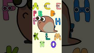 English ABC Pronunciation but Spanish Alphabet Lore letters alphabet abclore abc [upl. by Aihpos]