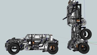 LEGO Mindstorms NXT Transformer [upl. by Nnairek]