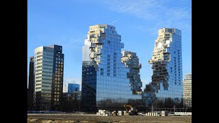 Nieuwbouw in de diverse stadsdelen van Amsterdam [upl. by Ahseia]