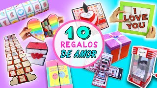 10 REGALOS para TU AMOR  Ideas SAN VALENTÍN  TARJETAS y Regalos Increíbles  Manualidades aPasos [upl. by Akirdnahs]