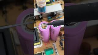 See Soldering Lotion Lithium Ion 18650 Battery How Beautifully Soldering Is Not Bad [upl. by Atinid]