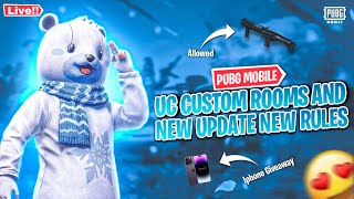 Pubg Mobile UC Custom Rooms Plus Cash Giveaways  Iphone Giveaway On 10K Subs  GH Striker is Live [upl. by Melda]