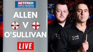 LIVE Mark Allen v Ronnie OSullivan World Snooker Championship 2022 Live Stream Watch Along [upl. by Lleret303]