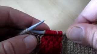 DIY TUTO TRICOT APPRENDRE A TRICOTER LE JACQUARD [upl. by Francklin]