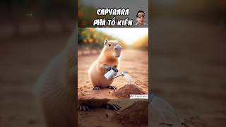 Capybara phá tổ kiến capybara [upl. by Einnal181]