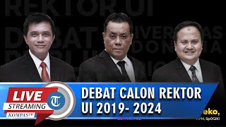 LIVE STREAMING DEBAT CALON REKTOR UNIVERSITAS INDONESIA [upl. by Panthia774]