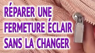 👍 Comment réparer une fermeture éclair sans la changer ✂️❤️Cours de couture [upl. by Erdne]