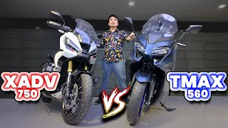 Honda XADV 750 vs Yamaha TMAX 560  Which One To Buy [upl. by Nairadas860]