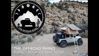 How to Run a Rooftop Tent on a Budget  GET OVERLANDING [upl. by Kylah]