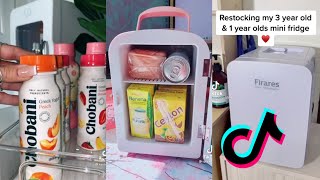 Satisfying Mini Fridge Restock Tiktok Compilation4🌼🌼 [upl. by Beaver379]