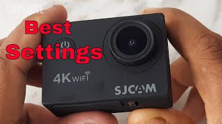 SJCAM sj4000 Best Settings for 1080p 60 FPS Video Recording [upl. by Wendt]