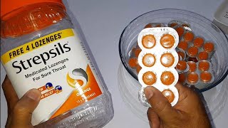 STREPSILS ORANGE VITAMIN C LOZENGES [upl. by Hospers]