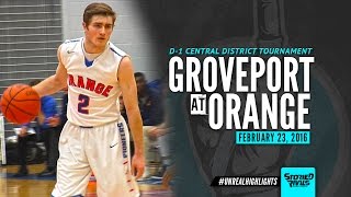 HS Basketball  GroveportMadison at Olentangy Orange TOURNAMENT 22316 [upl. by Athalee]