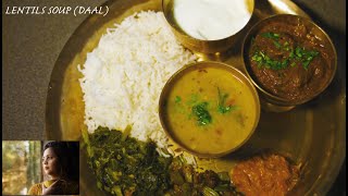 LENTILS SOUP  DAAL  INDIAN NEPALI STYLE [upl. by Beverlee]