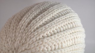 Warm and Lovely 2 Elastic Crochet Patterns How to Crochet Beanie HatCrochet Tutorial [upl. by Esilrahc]