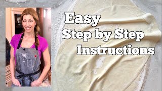 How to make Filo Pastry  BEGINNER STEP BY STEP GUIDE [upl. by Feodore]