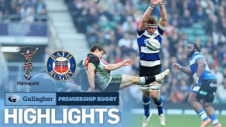 Harlequins v Bath  HIGHLIGHTS  Yellow Cards Hurt Hosts  Gallagher Premiership 202223 [upl. by Sladen115]