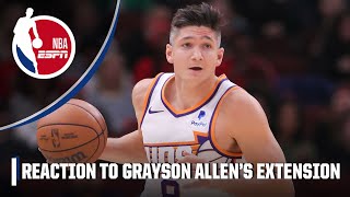 Bobby Marks Suns extending Grayson Allen comes with HUMONGOUS IMPLICATIONS 🚨  NBA on ESPN [upl. by Ilsel]