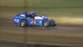 V8 Dirt Modifieds Feature  Grafton Speedway  300917 [upl. by Fitton]