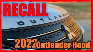 2022 Outlander Hood Recall  What they do to quotfixquot mitsubishi 2022outlander mitsubishimotors [upl. by Frankie490]