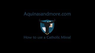 How to use a Catholic Missal [upl. by Arette]