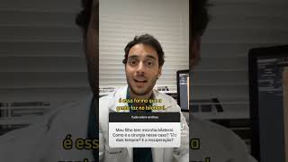 Microtia bilateral como é a cirurgia [upl. by Andres]