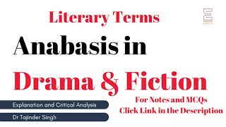 Anabasis in Drama amp Fiction  Literary Terms  NET NTA PGT TGT English [upl. by Liliane]