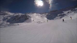 Passo del Tonale pista Ghiacciaio Presena [upl. by Hcahsem]