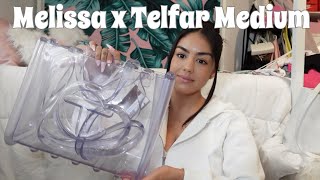 UNBOXING MELISSA x TELFAR MEDIUM BAG personal review [upl. by Mycah880]