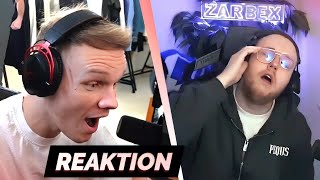 Was Zarbex hat 4300 Subs 😱  Satter Hugo Reaktion [upl. by Aipotu588]