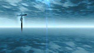 Religious Background  Animated Background Sky With Cross  Copyright Free [upl. by Boice576]