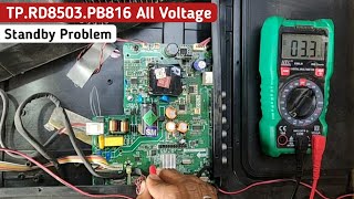 TP RD8503PB816 Modharbord All Voltage  TP RD8503PB816 Standby problem [upl. by Opportuna]