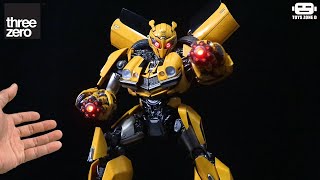 Unboxing Transformers Rise of the Beasts” DLX Bumblebee by threezero [upl. by Euqinehs]