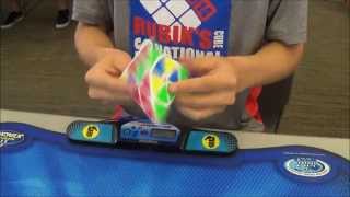 256 Official Pyraminx World Record Average  Drew Brads [upl. by Zenger668]