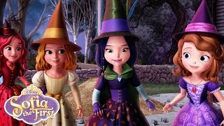 The Broomstick Dance  Music Video  Sofia the First  disneyjr [upl. by Ramburt891]