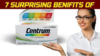 7 Health Benefits of Centrum Multivitamin  Centrum multivitamin review  Centrum silver [upl. by Yerag297]