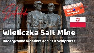 Underground Salt Mine Wieliczka Poland Walking Tour [upl. by Ardni]