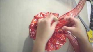 How To Make A Easy Ribbon Bow [upl. by Akemit151]