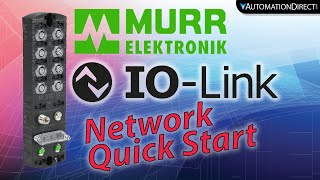 Murrelektronik IOLink Master Network Quick Start from AutomationDirect [upl. by Einahpets]