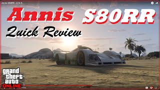 Annis S80RR  Quick Review  GTA 5 [upl. by Accebar57]