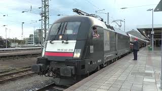 AKERheingold aus Domodossola mit Lokwechsel in Karlsruhe Hbf [upl. by Shedd479]