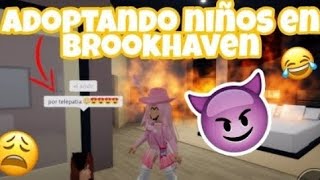 adoptando niños en brookhaven en directo [upl. by Annawahs]